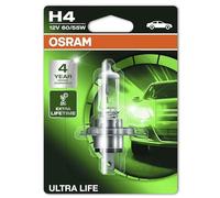 OSRAM ULTRA LIFE H4, halogen headlamp, 64193ULT-01B, 12 V passenger car, single blister (1 unit)
