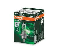 OSRAM ULTRA LIFE H4, halogen headlamp, 64193ULT, 12 V passenger car, folding carton box (1 unit), White (White)
