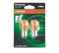 Osram 581 Ultra Life Py21W 21W Amber Orange Car Indicator Light Bulb 7507Ul-02Bl