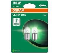 Osram Ultra Life R5W 12V 5W 5007Ult-02B Ba15S 207 Clear X2 Up To 3X Lifetime