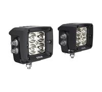 OSRAM LEDriving CUBE VX80-SP, OFF ROAD LED work lights, high beam, spot, 1300 lumens, light beam up to 114 m, rectangular high-performance LED spot lights, duo-pack (2 pieces)