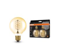 OSRAM Vintage 1906 Globe LED lamp, 4.8W, 420lm, Warm White Light Color, dimmable, CRI 80, E27 Base, Instant 100% Light, no Warm-up time, Ideal for Decorative installations, Energy Saving