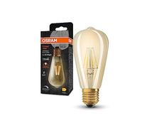 OSRAM Vintage 1906 Golden Filament Led Lamp Made of Glass in Edison Form, Socket E27, 725 Lumens, 55W Replacement, Warm White (2400K), Dimmable