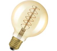 OSRAM Vintage 1906 LED CLASSIC Globe Dim 7W 822 Gold E27 Bulb