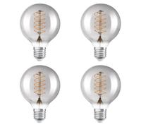 OSRAM Vintage 1906 LED Classic Slim Filament Globe DIMMABLE 7.8W 818 Smoke E27,4-Pack