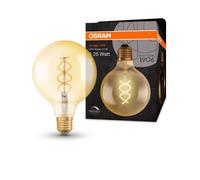 Osram Vintage 1906 LED Filament Globe 4w E27 Gold Spiral Light Bulb Dimmable