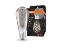 Osram Vintage 1906 LED Glass Filament Edison 4w E27 ES Smoked Helix Light Bulb