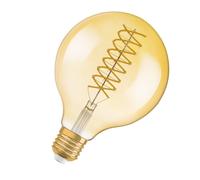 OSRAM LED Vintage 1906, G125, E27, 8.4 W, gold, 824, dimmable.