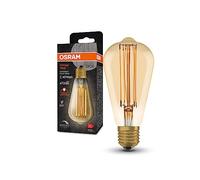 OSRAM LED Vintage 1906 Edison, gold, E27, 5.8 W, 822, dimmable.