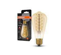 OSRAM LED Vintage 1906 Edison, gold, E27, 7 W, 2,200 K, dimmable.