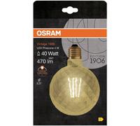 Osram LED Light Bulb | E27 | Warm White | 2500 K 4.50 W Vintage 1906 Led Replacement for 40 W Incandescent Equivalent