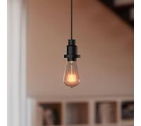 OSRAM VINTAGE 1906 pendant light, black, metal, Ø 6.8 cm