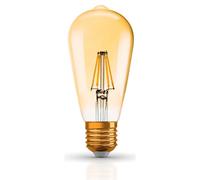 Osram Vintage Filament Gold Glass Dimmable Bulb ES 1906 LED 55W E27 - LV972360 [EEK: A]