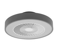 Osram WiFi Ceiling Fan with LED Lighting, Warm White to Daylight White, 2500 Lumens, WiFi Control and Remote Control, Dimmable, 78W, Grey