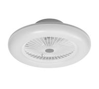 Osram WiFi Ceiling Fan with LED Lighting, Warm White to Daylight White, 3000 Lumens, App Control and Remote Control, Dimmable, White