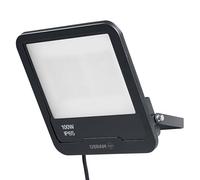 OSRAM WiFi smart high-Power floodlight, Dark Gray, 100W, 8000lm, Adjustable Color Light & White Light, dimmable, app-controllable, mounting Accessories Included, IP65, RGBW
