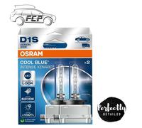 OSRAM Xenarc Cool Blue Intense Next Gen D1S 6200K HID Bulb (Twin) +150% Light