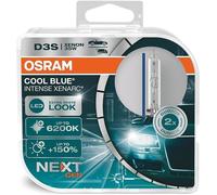 OSRAM Xenarc Cool Blue Intense Next Gen D3S Xenon Car Bulb x2 66340CBN-HCB