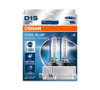 OSRAM Xenarc Cool Blue Intense Next Gen D1S 6200K HID Bulb (Twin) +150% Light