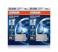 OSRAM Xenarc D3S Cool Blue 66340CB HID Xenon Headlight Bulbs 42V 35W 5500K Made in Germany | Pack of 2