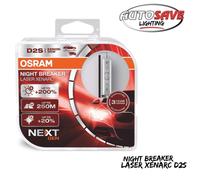 OSRAM Xenarc Night Breaker Laser D2S Xenon Headlight Bulbs (Twin) 200% NEXT GEN