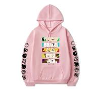 OSRDFV The Seven Deadly Sins: Wrath of the Gods Meliodas Hoodie Cosplay Costume Anime Merch Figures Printed Hooded Sweatshirt Jumper Pullover for Kids Adult (Type 9, M) Black