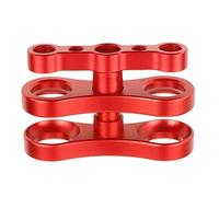 OSRGZRNGR Aluminum Standard 1" Ball Clamp for Underwater Diving Light Arm System red, 2.76 x 1.77 Inch