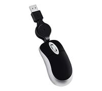 OSRGZRNGR Computer Ultra-lightweight Mouse Mini Wired Small Hand Optical Telescopic Retractable Ergonomic Design Gaming Mice for Black