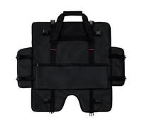 OSRGZRNGR Frosted Cloth Notebook Computer Screen Carrying Case Portable Multi-pocket Storage Bag Organizer for 24-inch Screens Black