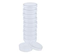 OSRGZRNGR Lab Plastic Petri Dish Sterile Cell Tissue Culture Dish & Lid 35mm