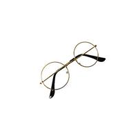 OSRGZRNGR Multi Style s Newborn Baby Lightweight Metal Glasses Infant Flat Classic Glasses Shooting Props, Golden