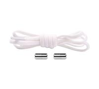 OSRGZRNGR No Tie Shoelaces Elastic Lock Shoes Trainers Lazy Laces White