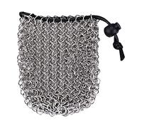 OSRGZRNGR Portable Chainmail Dice Bag Stainless Steel Gift Rust-Proof for Dices Coins
