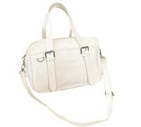 OSRGZRNGR PU Handbag For Student Uniform Lightweight Japanese Shoulder Bag Large Capacity Work And Daily Suitable For Daily Travel white