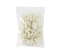 OSRGZRNGR Rubber Fingertips Protective Latex Finger Cots for Jewelry Cleaning Nail Art 200 Pieces, 6.5cm