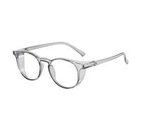 OSRGZRNGR Safety Glasses with Clear Anti Fog Wrap-Around HD Lenses Workplaces gray, 5.2 Inch