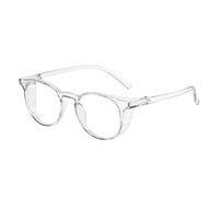 OSRGZRNGR Safety Glasses with Clear Anti Fog Wrap-Around HD Lenses Workplaces white, 5.2 Inch
