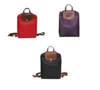 OSRGZRNGR Travel-Ready Backpack Nylon Organized Storage Adjustable Double Sided Straps Travel Bag Bags Durable And Water-Resistant Red