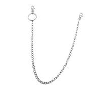 OSRGZRNGR Unisex Metal Wallet Chain Jeans Biker Rocker Double Layered Necklace 1 Layer