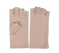 OSRGZRNGR UV Curing Lamp Gloves Radiation Nail Dryer Protection Tool Salon Beige, 16x8cm
