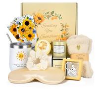 Osrioal Pamper Gifts for Women, Get Well Soon Gifts for Women, Sunflower Pamper Gifts for Her, Girls, Friends, Mum, Wife, Daughter, Sister, Daughter, Female