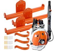 OSROENE Backpack Leaf Blower Hanger, 3 Pack Backpack Sprayer Wall Mount, Heary Duty Chainsaw Wall Mount Stand Accessories Garage Organization Storage