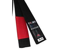 OSS - Brazilian Jiu-Jitsu Belt 100% Cotton Durable BJJ Belt IBJJF Approved Adult’s Size (Black, A2)