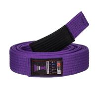 OSS - Brazilian Jiu-Jitsu Belt 100% Cotton Durable BJJ Belt IBJJF Approved Adult’s Size (Purple, A2)