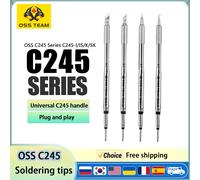 OSS C245 Tips For JBC GVM HS 02A T80P Soldering Iron Universal Tip Compatible T245 Soldering Station Handle Not Applicable C210 C245-SK