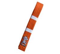 OSS Combat Sports BJJ Children Belt - IBJJF Approved, 100% Cotton, Lightweight, Durable Design, Competition-Ready, Perfect for Young Brazilian Jiu-Jitsu Practitioners. (Orange, 250 cm)