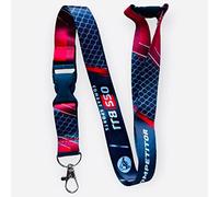 OSS Combat Sports BJJ Lanyard - Brazilian Jiu Jitsu - Neck Lanyard with Safety Break Away - Child & Adult Size, 2.5cmX20cm (Black)
