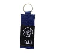 OSS Combat Sports BJJ New Belt Rank Keychain for Brazilian Jiu Jitsu All Belt Rankings BJJ Gift Key Chain (BlueBelt)