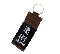 OSS Combat Sports BJJ New Jiujitsu Keychain for Brazilian Jiu Jitsu MMA Gear All Belt Rankings Gift Key Chain (Brown)