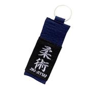 OSS Combat Sports BJJ New Jiujitsu Keychain for Brazilian Jiu Jitsu MMA Gear All Belt Rankings Gift Key Chain (Blue)